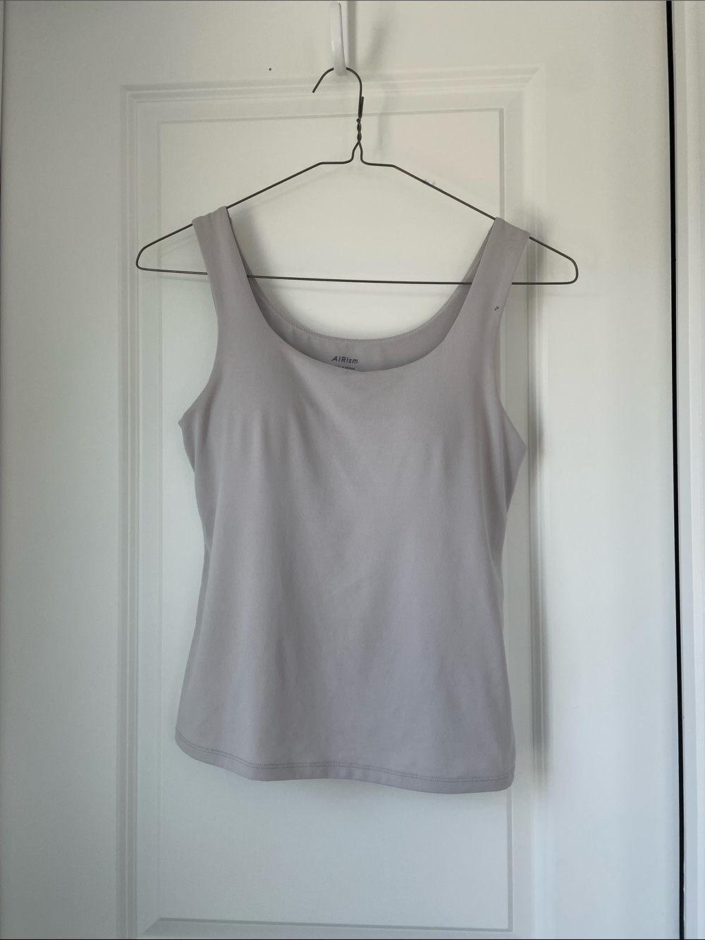 Uniqlo Light Grey Airism Bra Tank Top Size Small